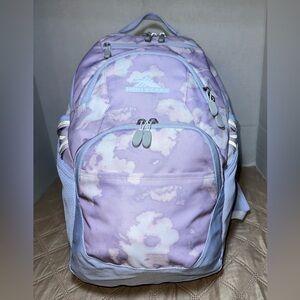 High Sierra Lavender and White Backpack